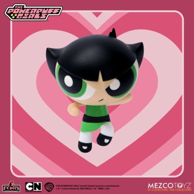 THE POWERPUFF GIRLS LE SUPERCHICCHE SET 5 POINTS ACTION FIGURE 4X SET MEZCO TOYS