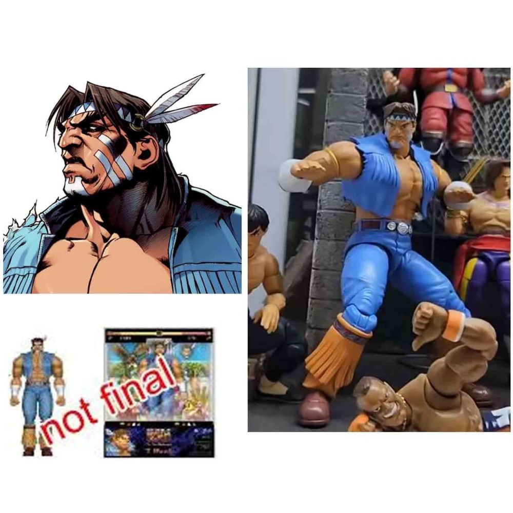 JADA TOYS ULTRA STREET FIGHTER II THUNDER HAWK DELUXE 1:12 SCALE ACTION FIGURE