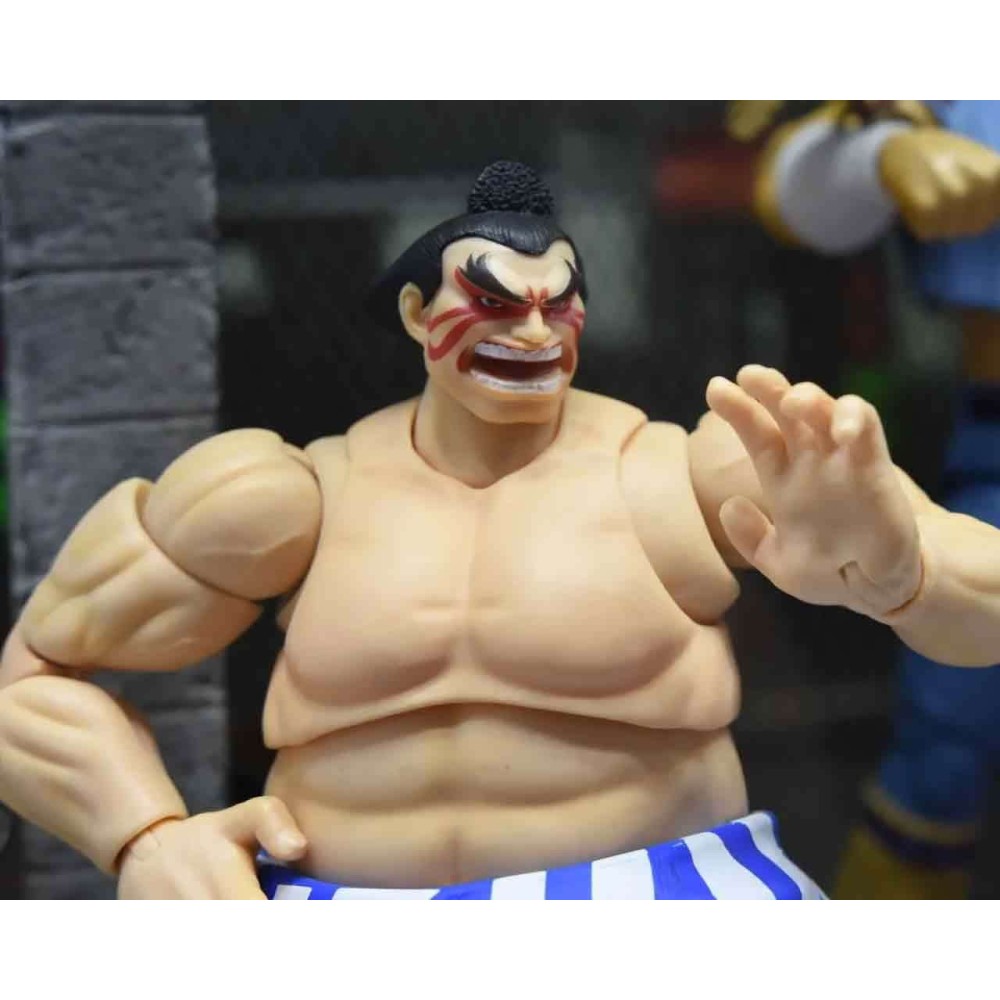 ULTRA STREET FIGHTER II E. HONDA DELUXE ACTION FIGURE JADA TOYS