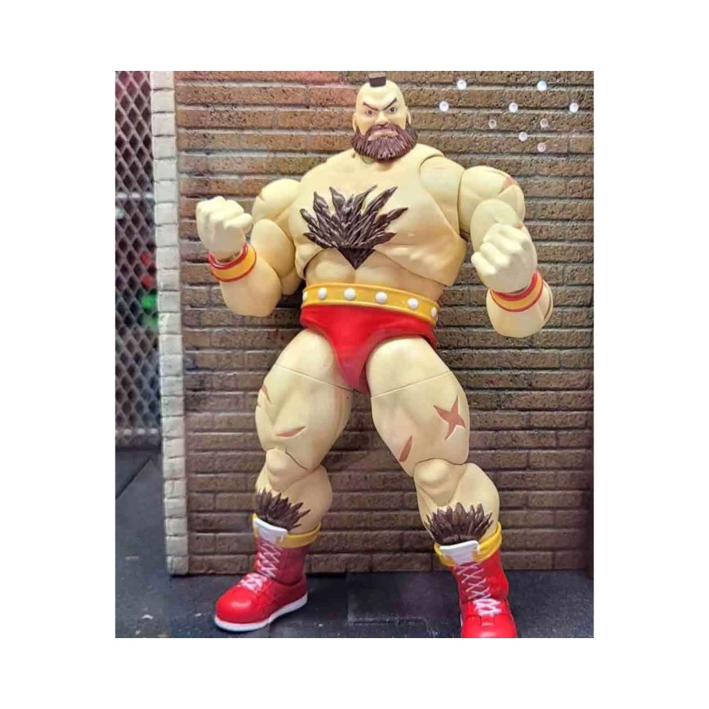 ULTRA STREET FIGHTER II ZANGIEF DELUXE ACTION FIGURE JADA TOYS
