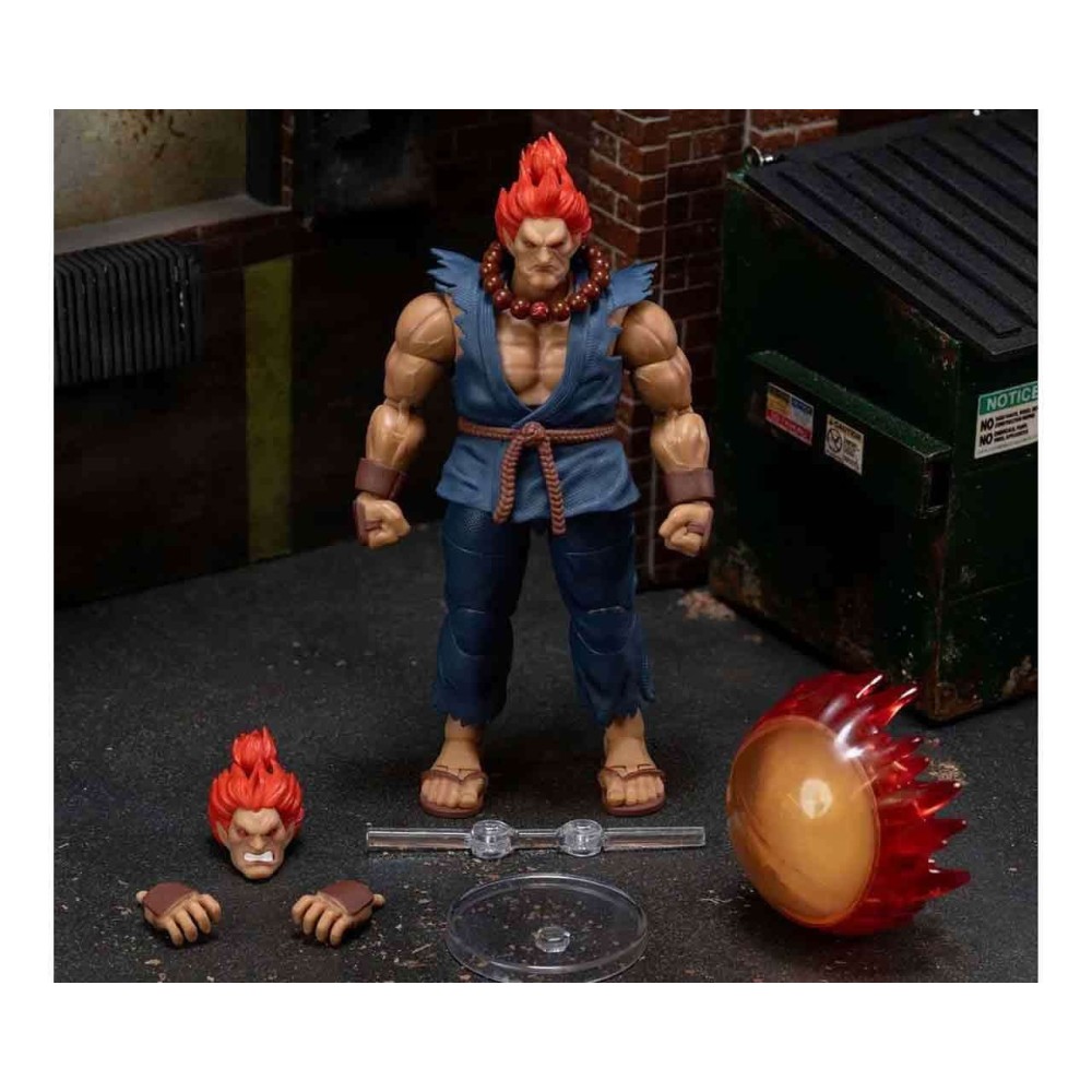 JADA TOYS ULTRA STREET FIGHTER II AKUMA DELUXE 1:12 SCALE ACTION FIGURE
