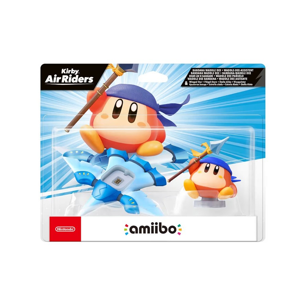 NINTENDO KIRBY AIR RIDERS AMIIBO BANDANA WADDLE DEE AND ASSISTENT