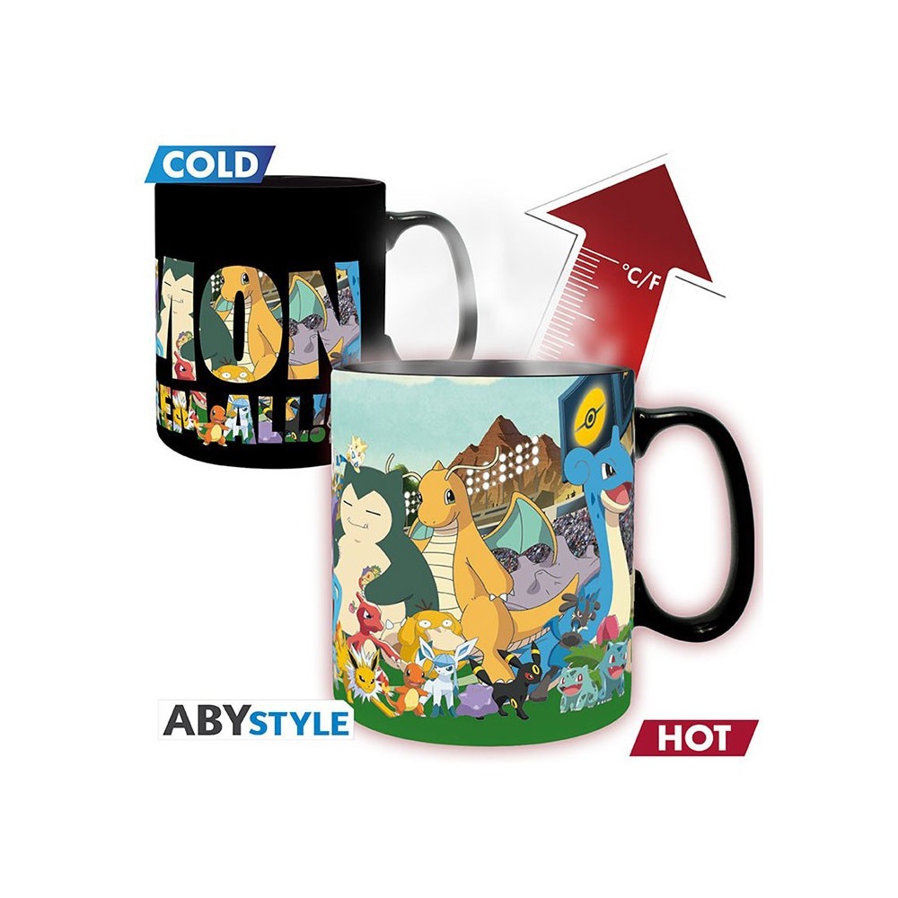 POKEMON GOTTA CATCH EM ALL TAZZA CAMBIACOLORE ABYSTYLE