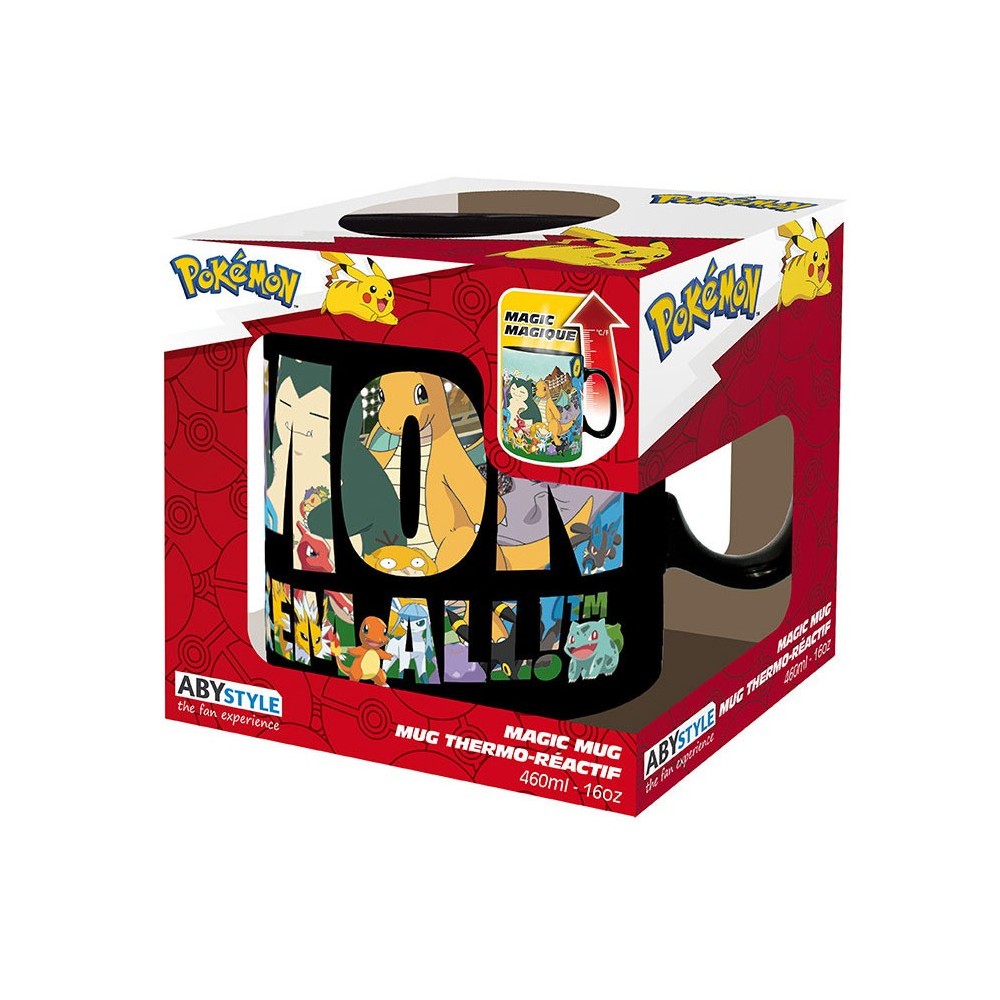 POKEMON GOTTA CATCH EM ALL TAZZA CAMBIACOLORE ABYSTYLE