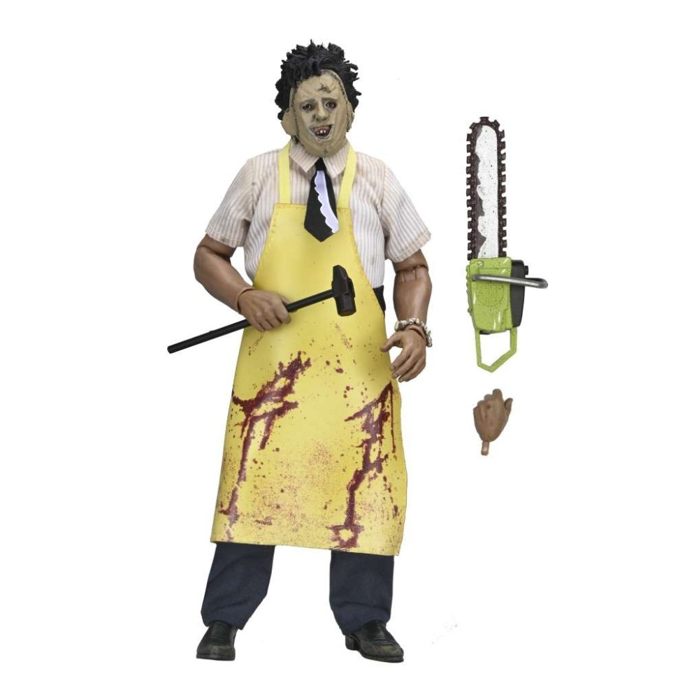 THE TEXAS CHAINSAW MASSACRE LEATHERFACE CLOTHED ACTION FIGURE NECA