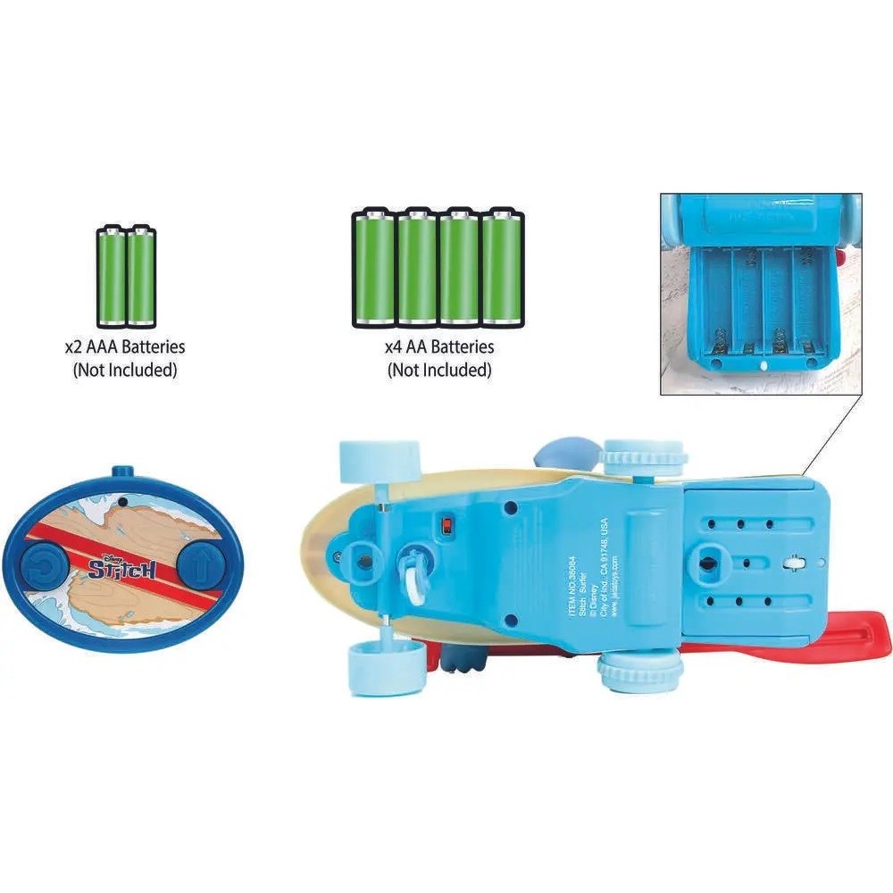 DISNEY STITCH SURFER STITCH RADIO CONTROLLED ACTION FIGURE JADA TOYS