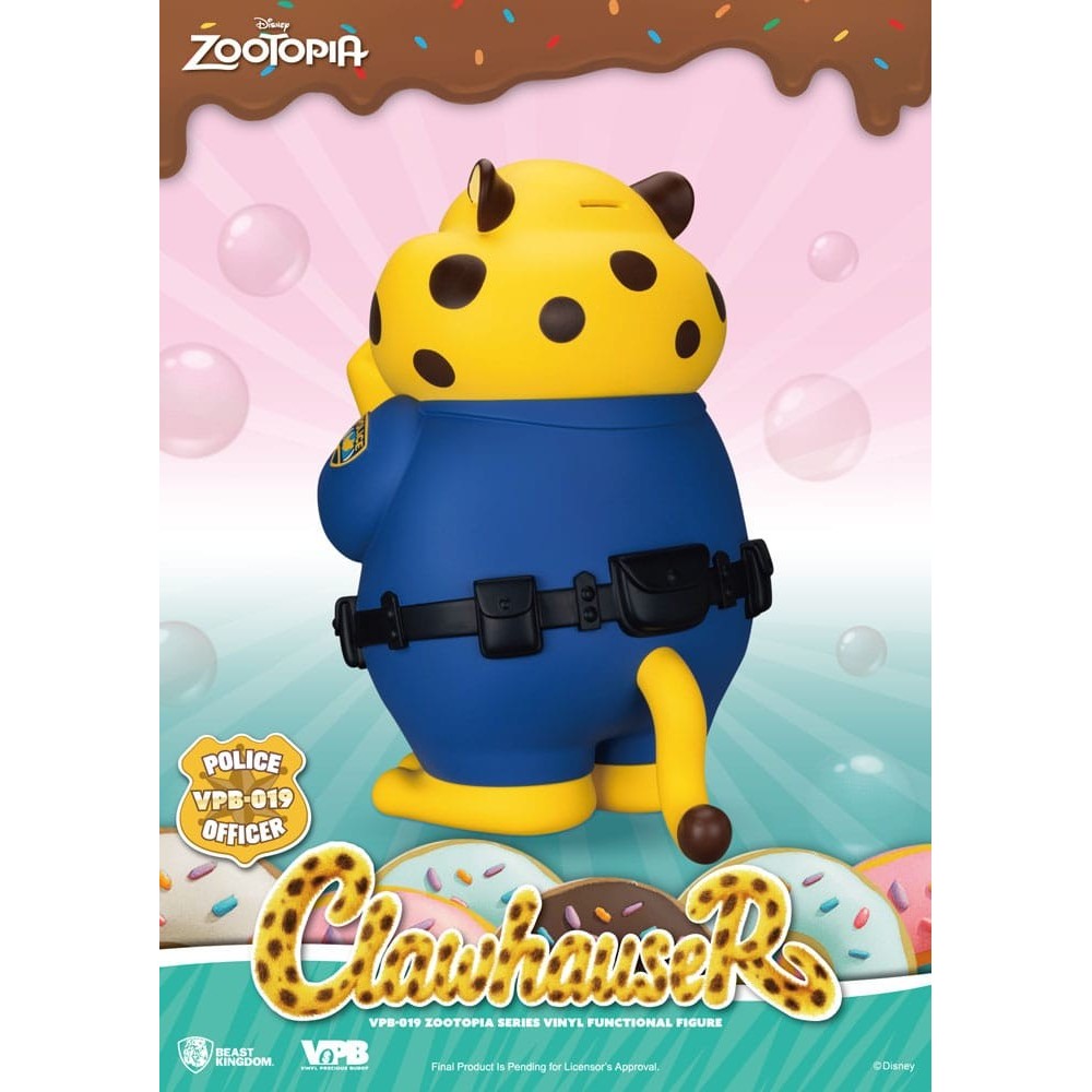 BEAST KINGDOM DISNEY ZOOTOPIA CLAWHAUSER LARGE VINYL PIGGY BANK VPB-019 STATUE FIGURE
