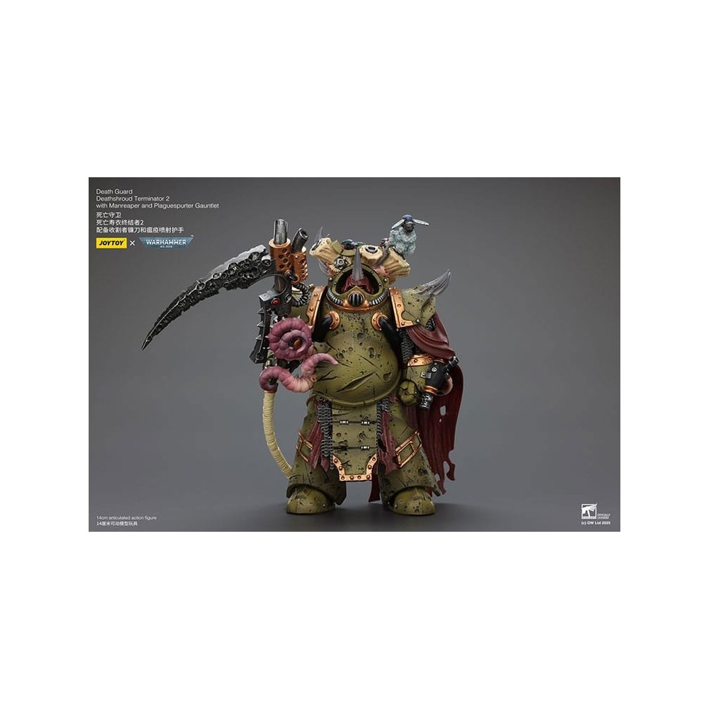 WARHAMMER 40K DEATH GUARD DEATHSHROUD TERMINATOR 2 ACTION FIGURE JOY TOY (CN)