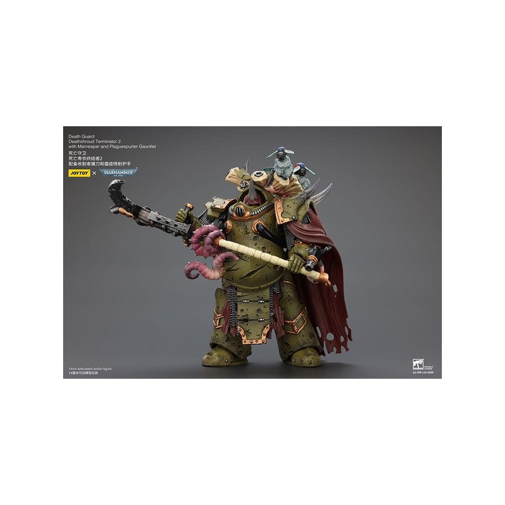 WARHAMMER 40K DEATH GUARD DEATHSHROUD TERMINATOR 2 ACTION FIGURE JOY TOY (CN)