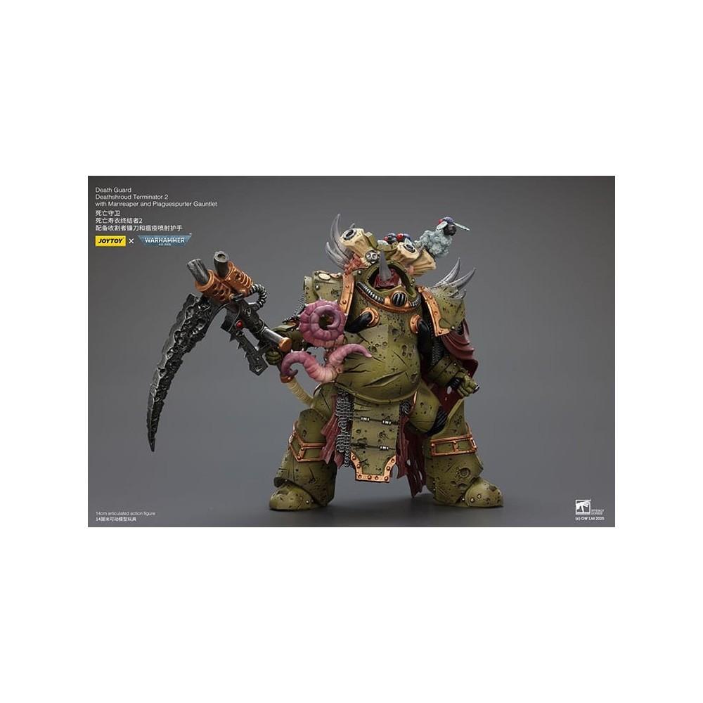 WARHAMMER 40K DEATH GUARD DEATHSHROUD TERMINATOR 2 ACTION FIGURE JOY TOY (CN)