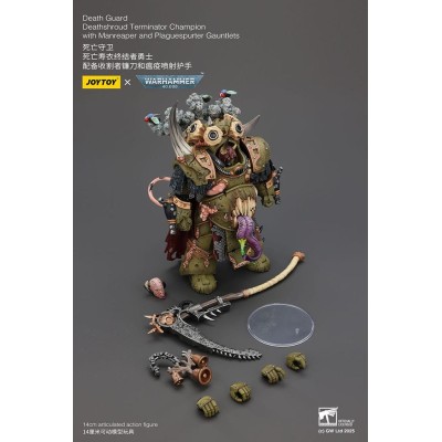 WARHAMMER 40K DEATH GUARD DEATHSHROUD TERMINATOR CHAMPION ACTION FIGURE JOY TOY (CN)