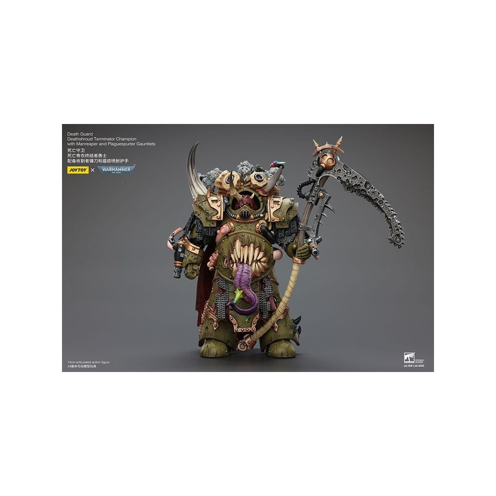 WARHAMMER 40K DEATH GUARD DEATHSHROUD TERMINATOR CHAMPION ACTION FIGURE JOY TOY (CN)