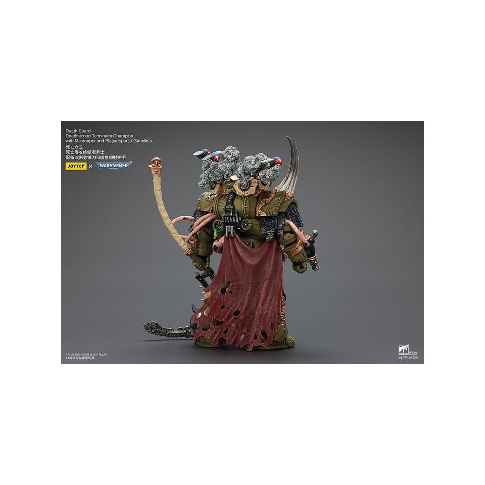 WARHAMMER 40K DEATH GUARD DEATHSHROUD TERMINATOR CHAMPION ACTION FIGURE JOY TOY (CN)