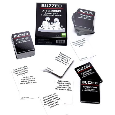 YAS! GAMES BUZZED ATTENZIONE! QUESTO GIOCO E' VIETATO AGLI ASTEMI ITALIAN BOARDGAME