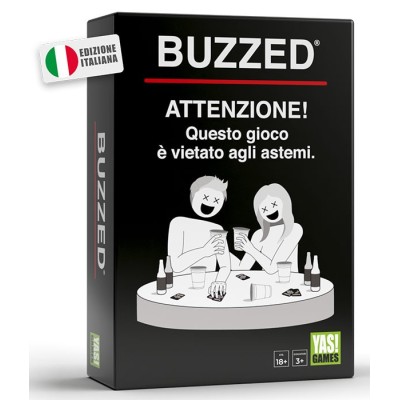 YAS! GAMES BUZZED ATTENZIONE! QUESTO GIOCO E' VIETATO AGLI ASTEMI ITALIAN BOARDGAME