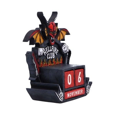 STRANGER THINGS HELLFIRE CLUB PERPETUAL CALENDAR FIGURE NEMESIS NOW