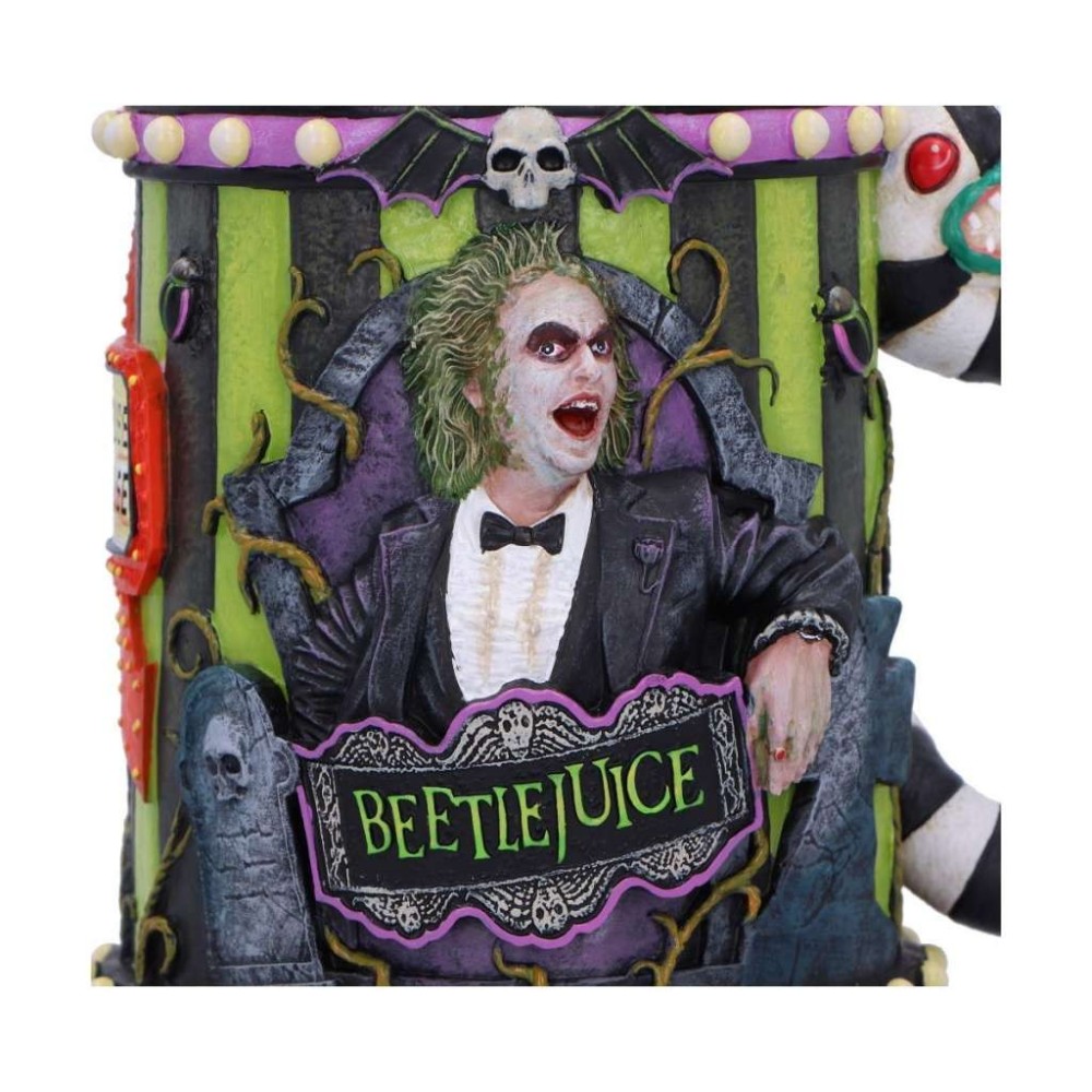 NEMESIS NOW BEETLEJUICE RESIN TANKARD