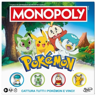 HASBRO MONOPOLY POKEMON ITALIAN EDITION