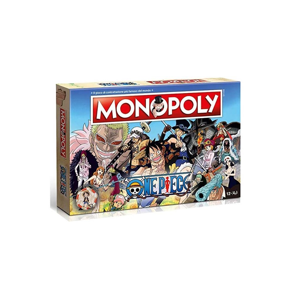 WINNING MOVES MONOPOLY ONE PIECE ITALIAN EDITION