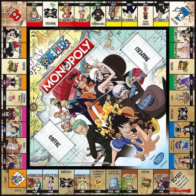 WINNING MOVES MONOPOLY ONE PIECE ITALIAN EDITION