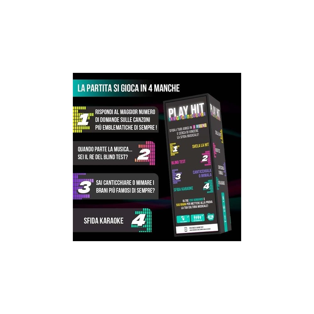 ASMODEE PLAY HIT PARTY GAME BOARDGAME ITALIAN