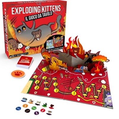 ASMODEE EXPLODING KITTENS THE BOARDGAME ITALIAN EDITION