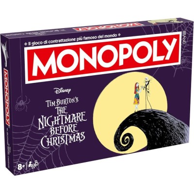 MONOPOLY THE NIGHTMARE BEFORE CHRISTMAS - GIOCO DA TAVOLO ITALIANO WINNING MOVES