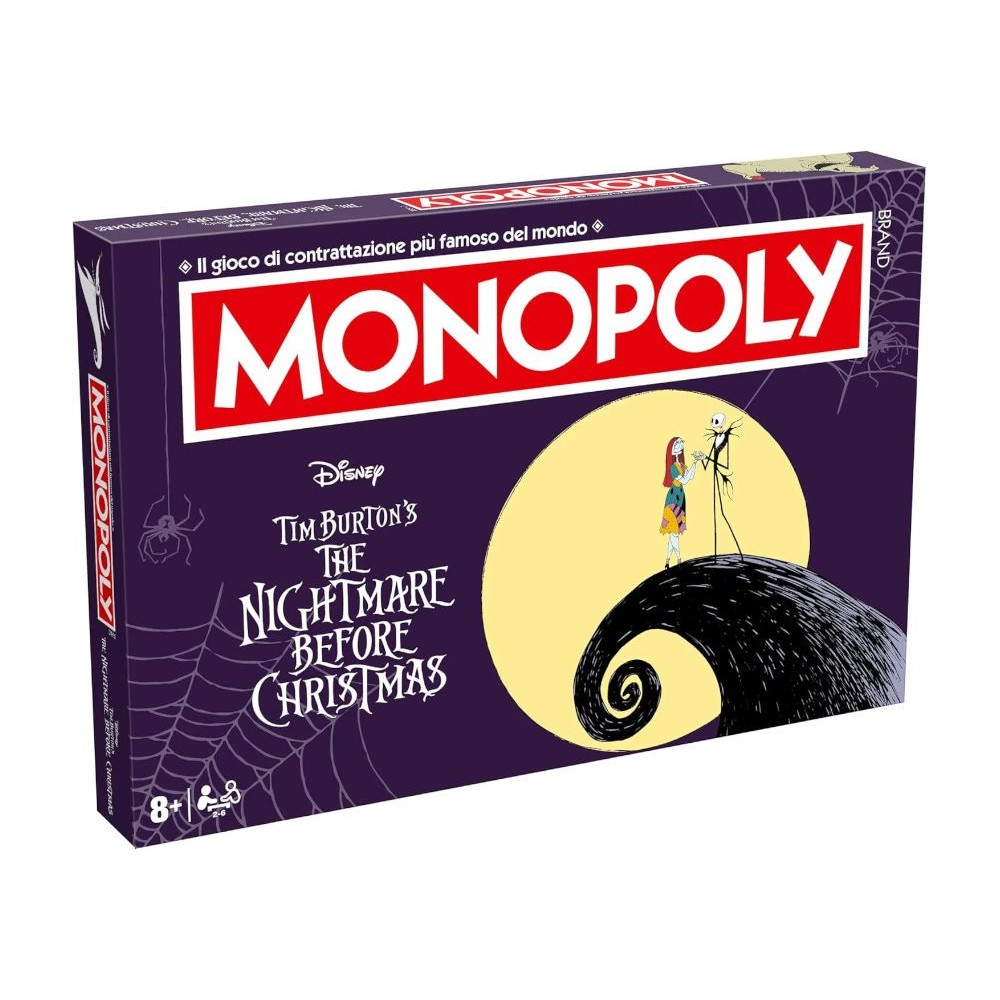 MONOPOLY THE NIGHTMARE BEFORE CHRISTMAS - GIOCO DA TAVOLO ITALIANO WINNING MOVES