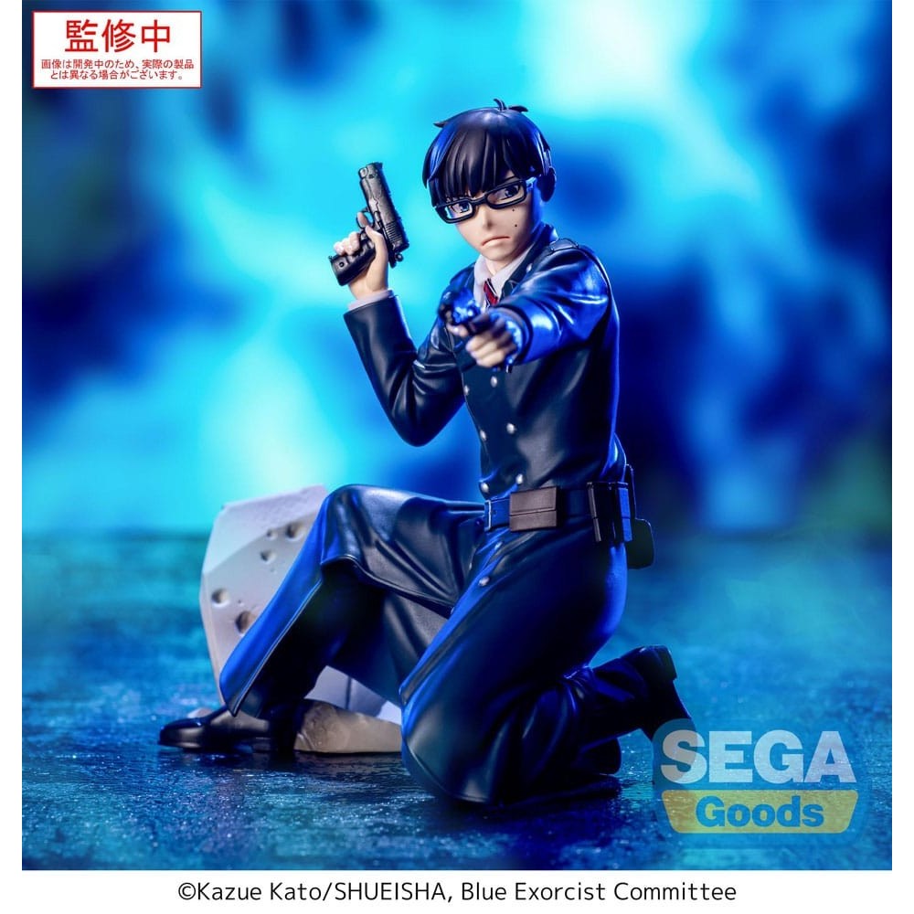 BLUE EXORCIST SHIMANE ILLUMINATI SAGA YUKIO OKUMURA XROSS LINK FIGURE STATUA SEGA GOODS