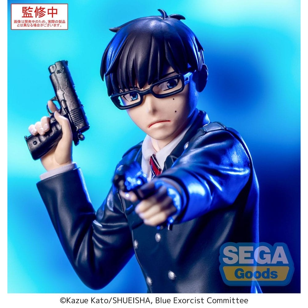 BLUE EXORCIST SHIMANE ILLUMINATI SAGA YUKIO OKUMURA XROSS LINK FIGURE STATUA SEGA GOODS
