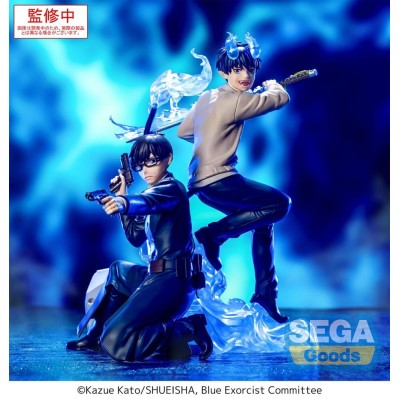 BLUE EXORCIST SHIMANE ILLUMINATI SAGA YUKIO OKUMURA XROSS LINK FIGURE STATUA SEGA GOODS