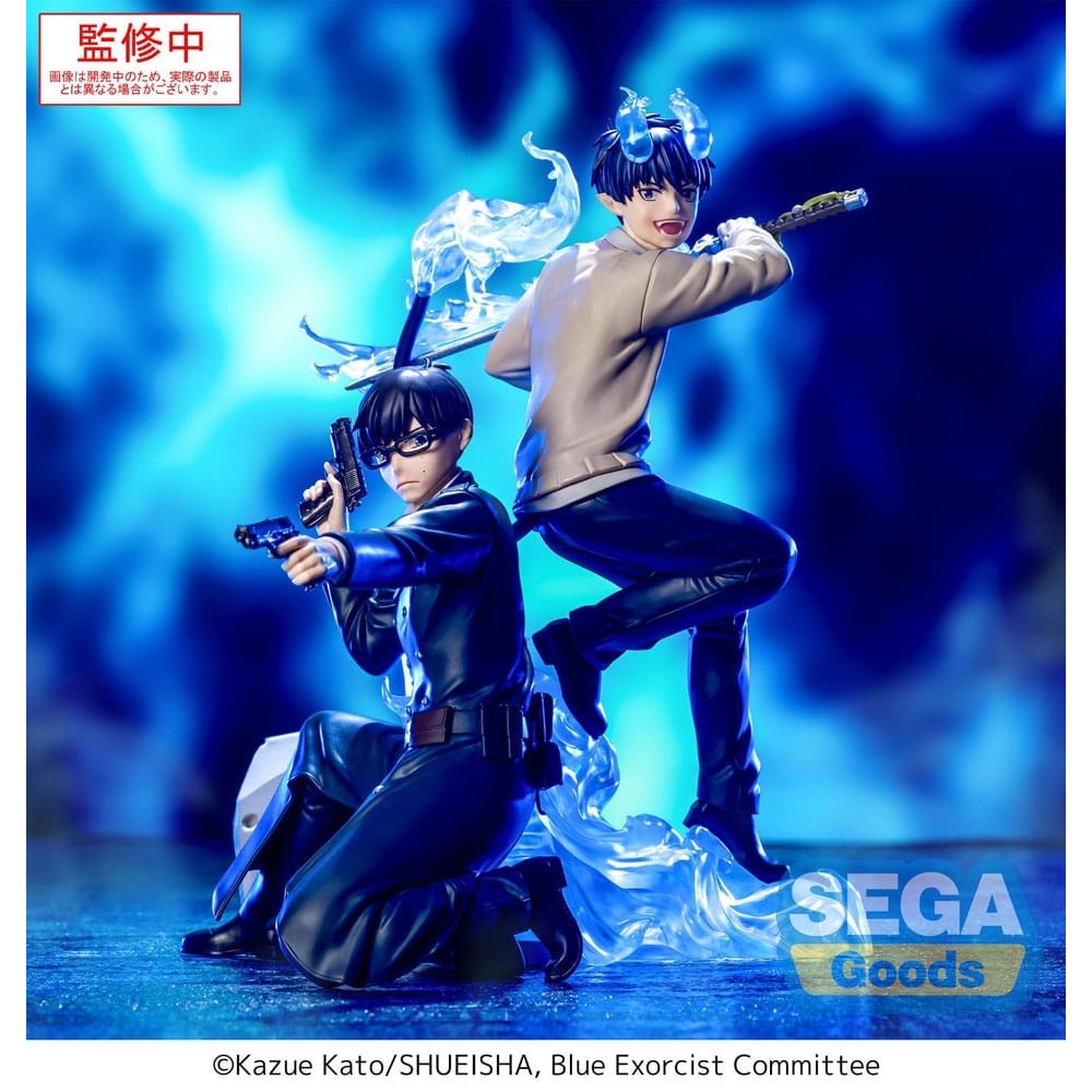 BLUE EXORCIST SHIMANE ILLUMINATI SAGA YUKIO OKUMURA XROSS LINK FIGURE STATUA SEGA GOODS