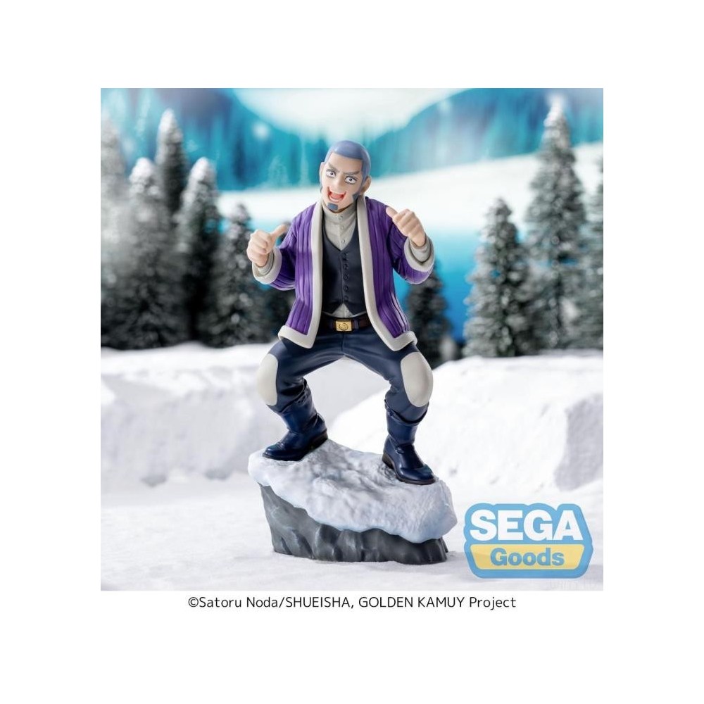 SEGA GOODS GOLDEN KAMUY YOSHITAKE SHIRAISHI XROSS LINK SERIES PVC FIGURE STATUE