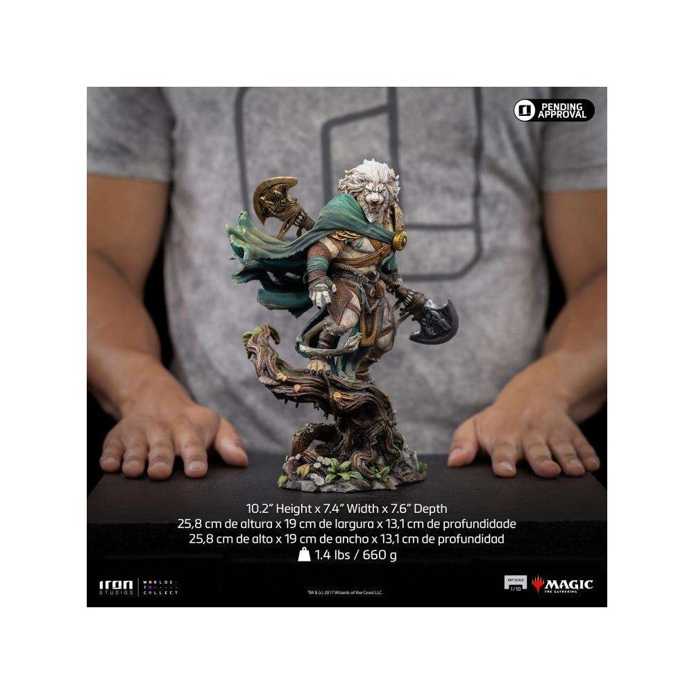 IRON STUDIOS MAGIC THE GATHERING AJANI GOLDMANE 1/10 STATUE
