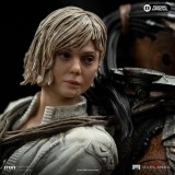 PREDATOR BADLANDS DECK AND THIA ART SCALE 1/10 STATUA FIGURE IRON STUDIOS