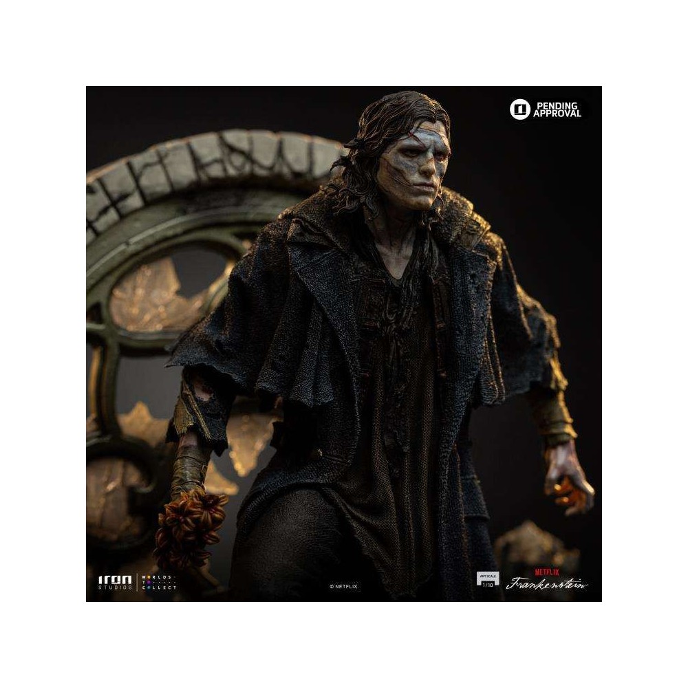 FRANKENSTEIN GUILLERMO DEL TORO MONSTER 1/10 DIORAMA IRON STUDIOS