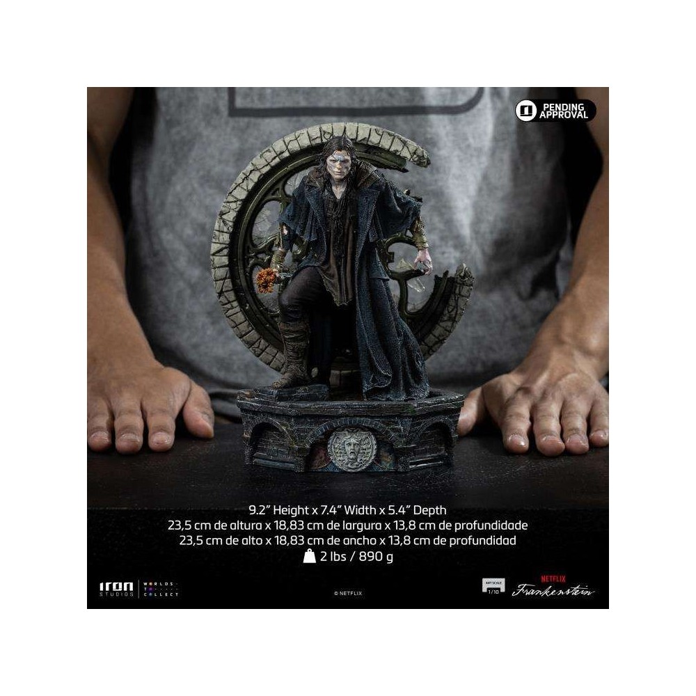 FRANKENSTEIN GUILLERMO DEL TORO MONSTER 1/10 DIORAMA IRON STUDIOS
