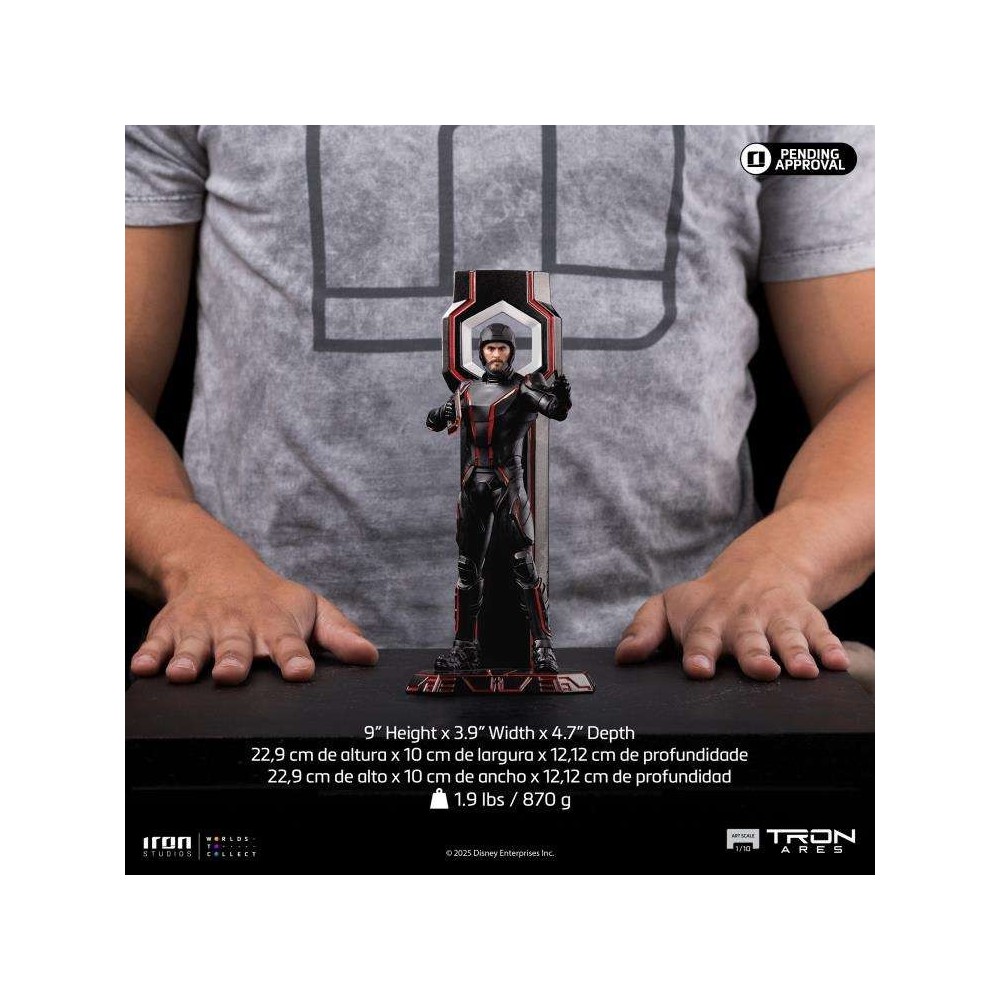 TRON ARES ART SCALE 1/10 STATUA FIGURE IRON STUDIOS