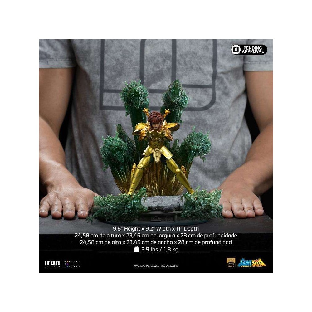 SAINT SEIYA LIBRA DOHKO ART SCALE 1/10 STATUA FIGURE IRON STUDIOS