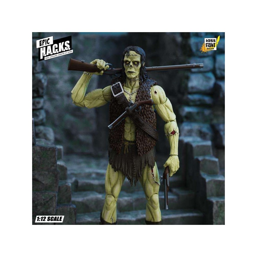 FRANKENSTEIN MONSTER UNDEAD CREATURE HACKS 1:12 ACTION FIGURE BOSS FIGHT STUDIO