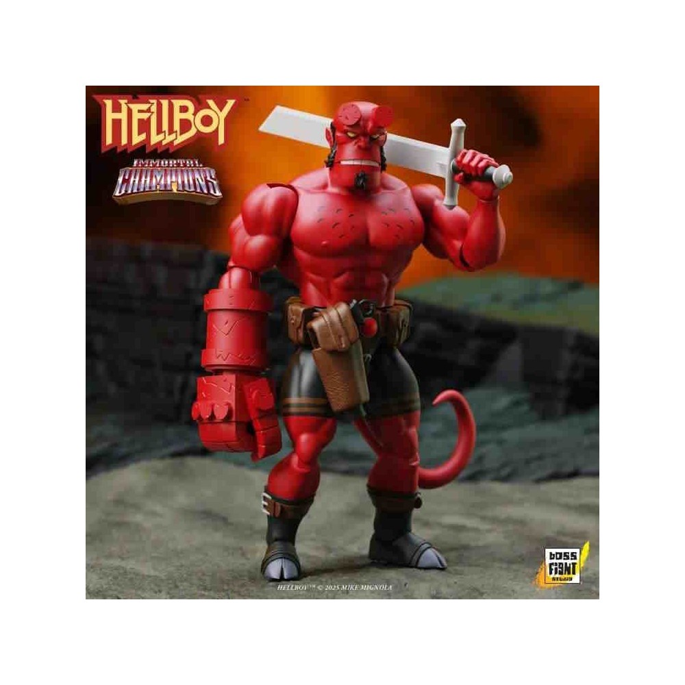 HELLBOY IMMORTAL CHAMPIONS RETRO ACTION FIGURE BOSS FIGHT STUDIO