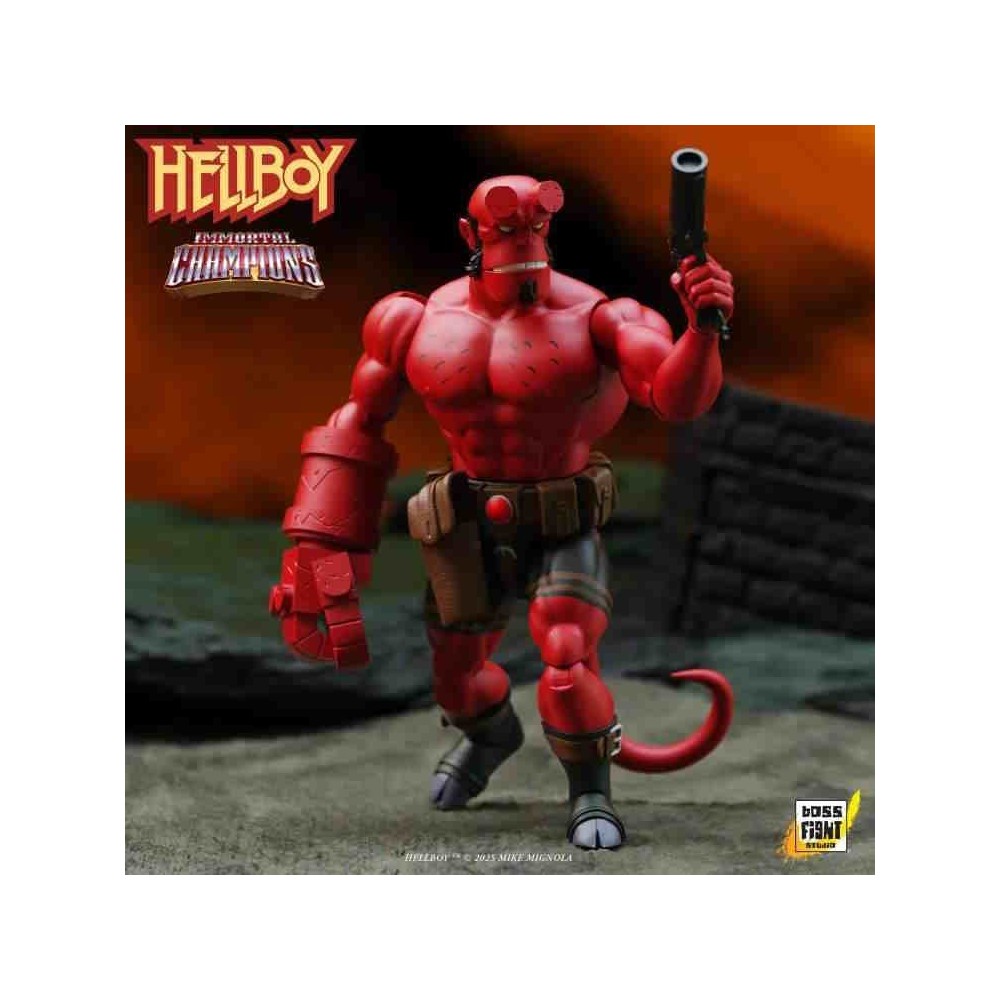 HELLBOY IMMORTAL CHAMPIONS RETRO ACTION FIGURE BOSS FIGHT STUDIO