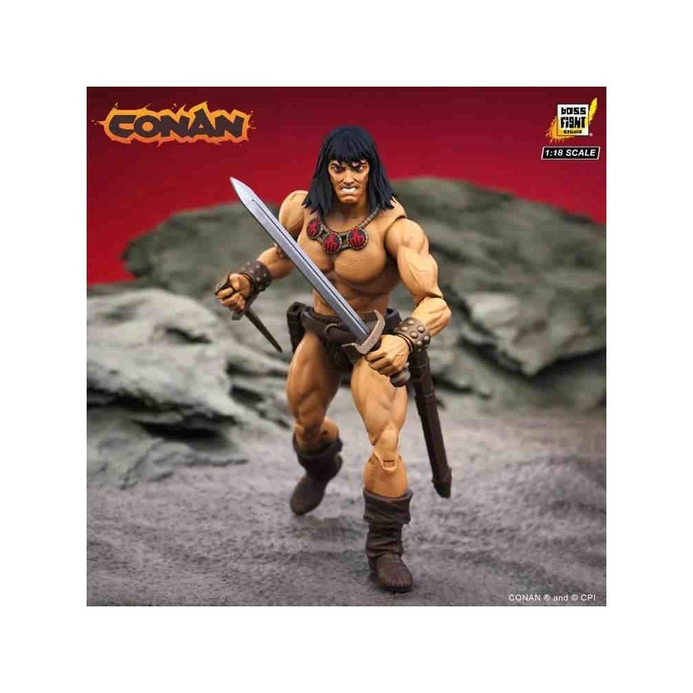 CONAN THE BARBARIAN 1:18 ACTION FIGURE BOSS FIGHT STUDIO