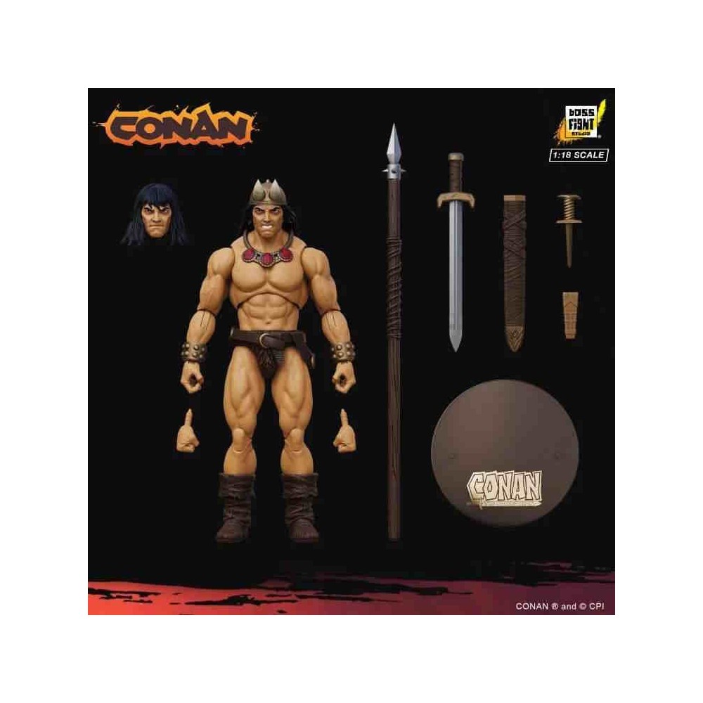CONAN THE BARBARIAN 1:18 ACTION FIGURE BOSS FIGHT STUDIO