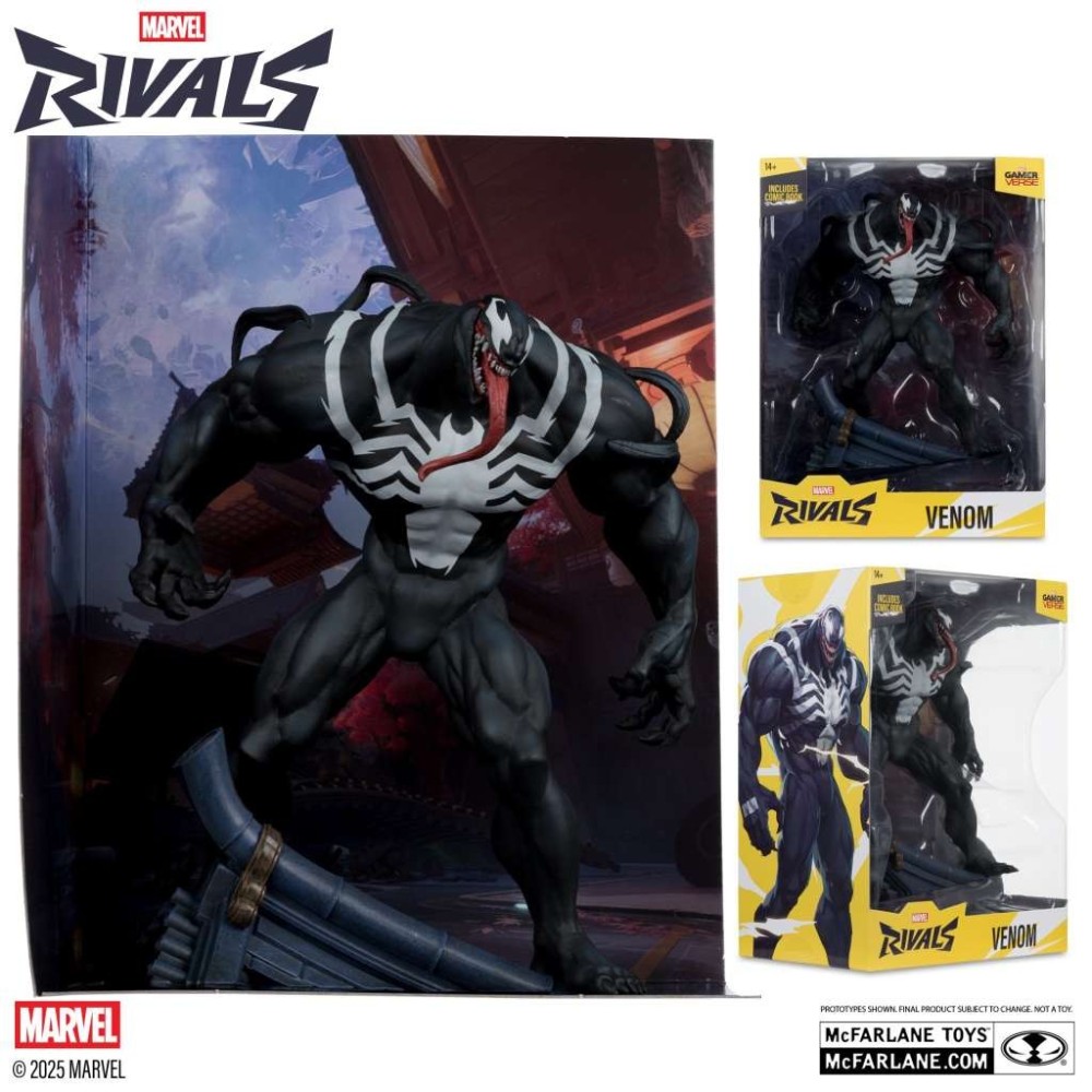MARVEL RIVALS COLLECTION PVC VENOM 1/6 STATUA FIGURE MC FARLANE