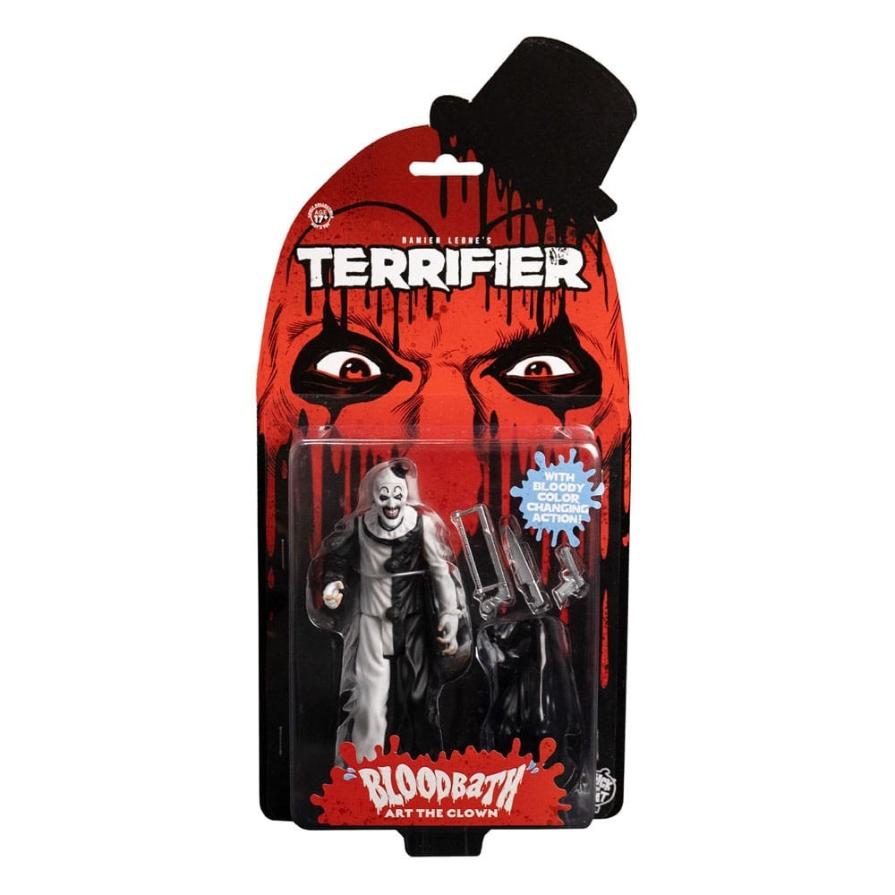 TRICK OR TREAT STUDIOS TERRIFIER ART THE CLOWN BLOODBATH COLOR CHANGE ACTION FIGURE