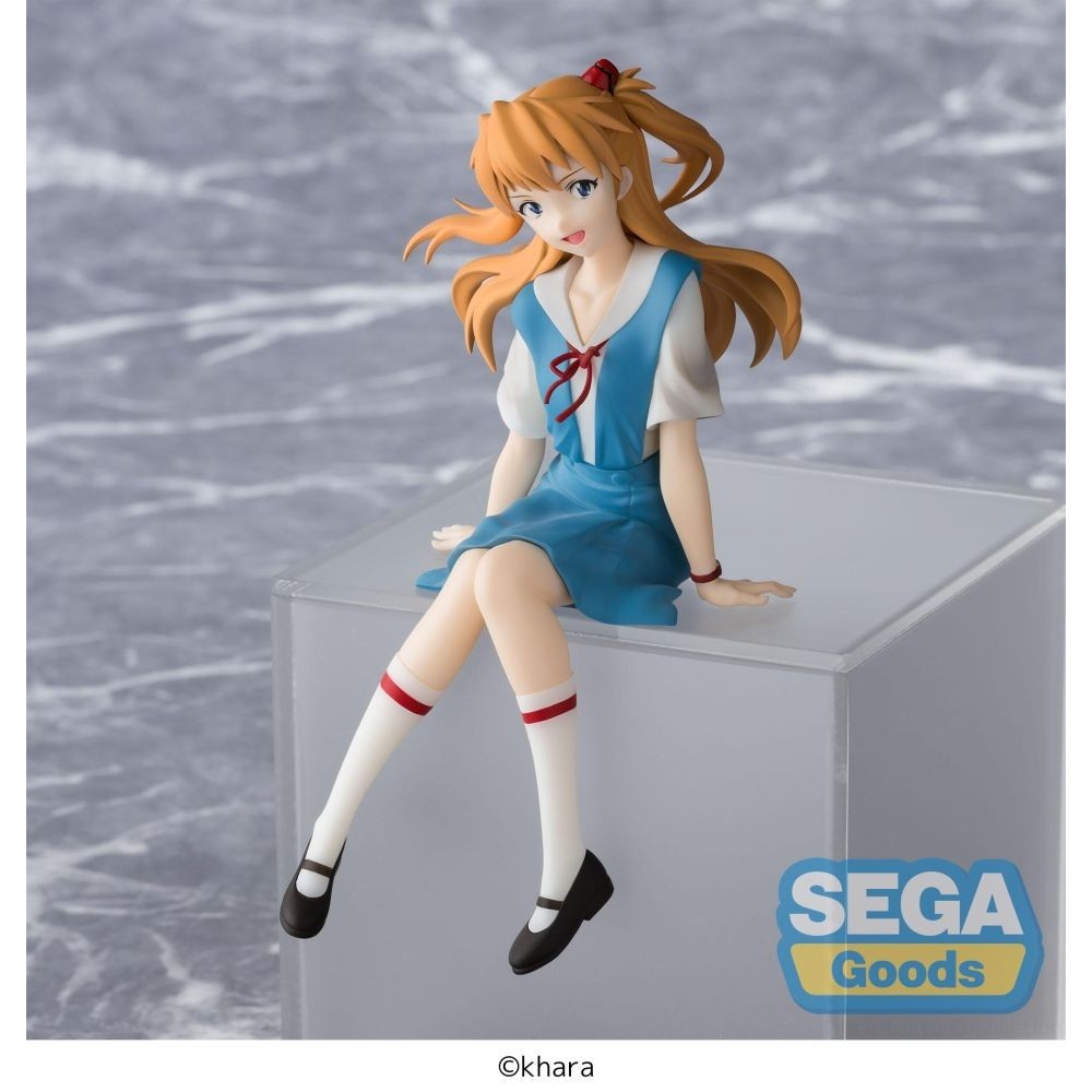 SEGA GOODS NEON GENESIS EVANGELION ASUKA SHIKINAMI LANGLEY NEW THEATRICAL EDITION PM PERCHING SERIES PVC STATUE FIGURE