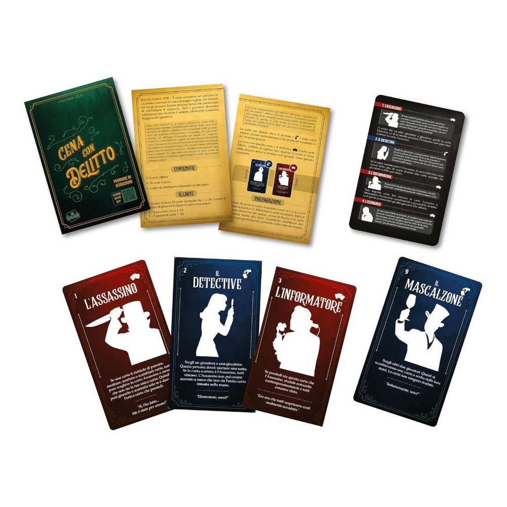 CENA CON DELITTO GIOCO DA TAVOLO ITALIANO GOLIATH