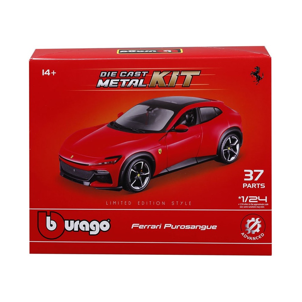 BBURAGO FERRARI PUROSANGUE DIE CAST METAL 1/24 MODEL KIT MODEL REPLICA