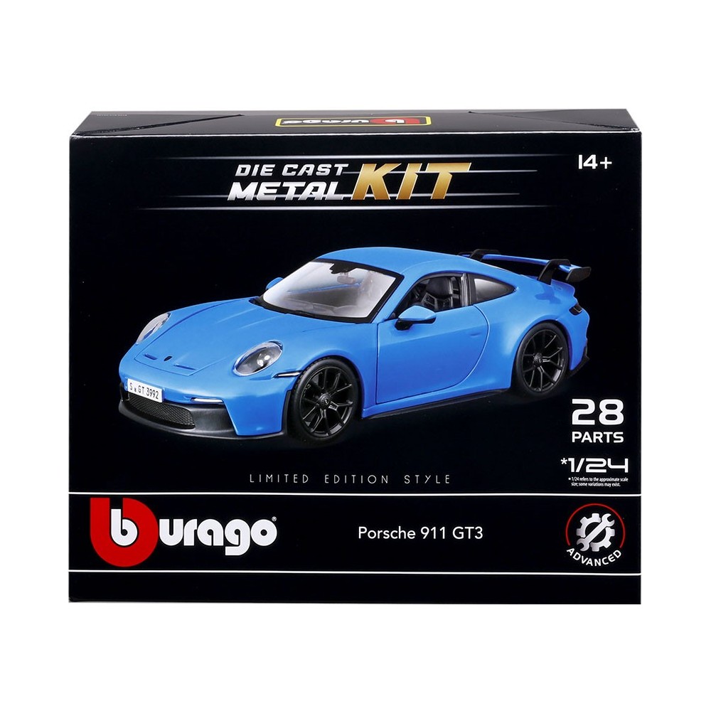 BBURAGO PORSCHE 911 GT3 DIE CAST METAL 1/24 MODEL KIT MODEL REPLICA